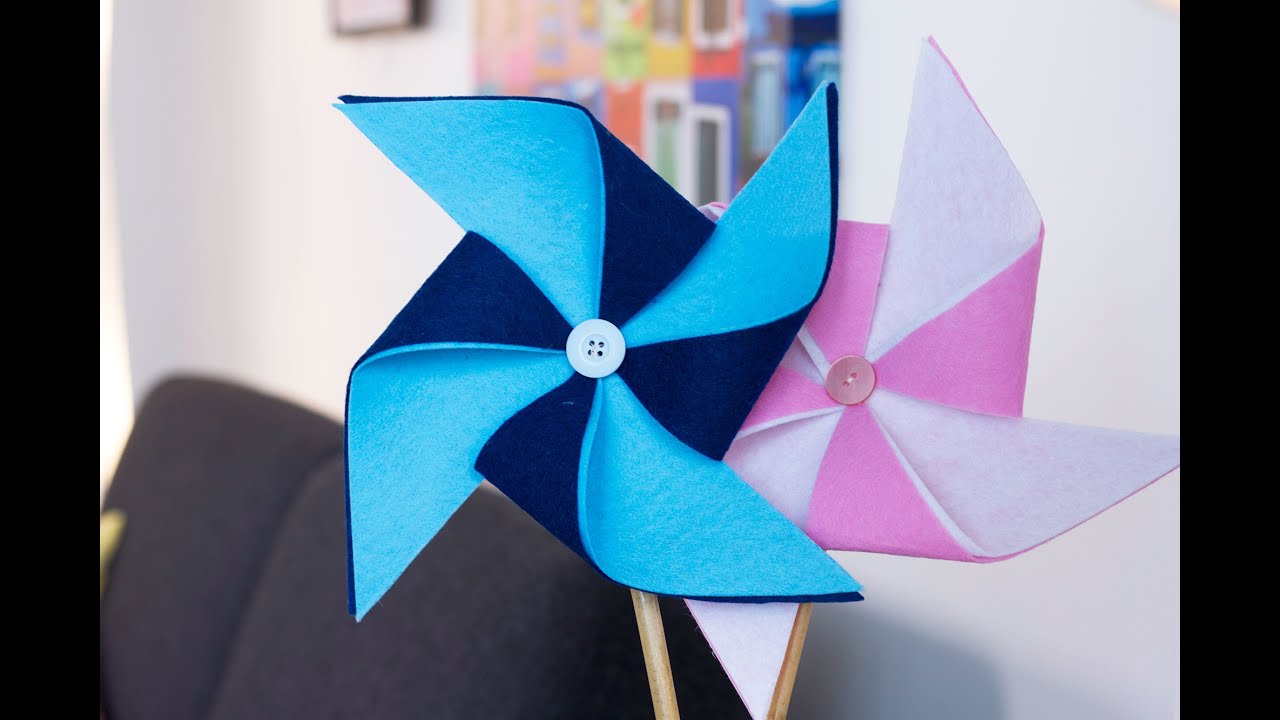 DIY Déco : Moulin à vent décoratif