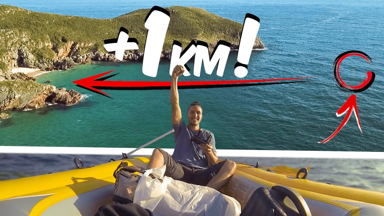 🏝️⛵ MÁS de 1KM en BARCA HINCHABLE hasta el ISLOTE | Vlog CA. Ep.02