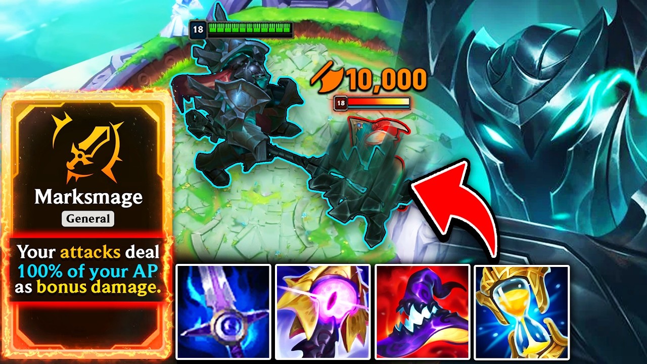 When 1775 AP Mordekaiser gets Marksmage it's a little unfair... (1 SHOT WITH AN AUTO)