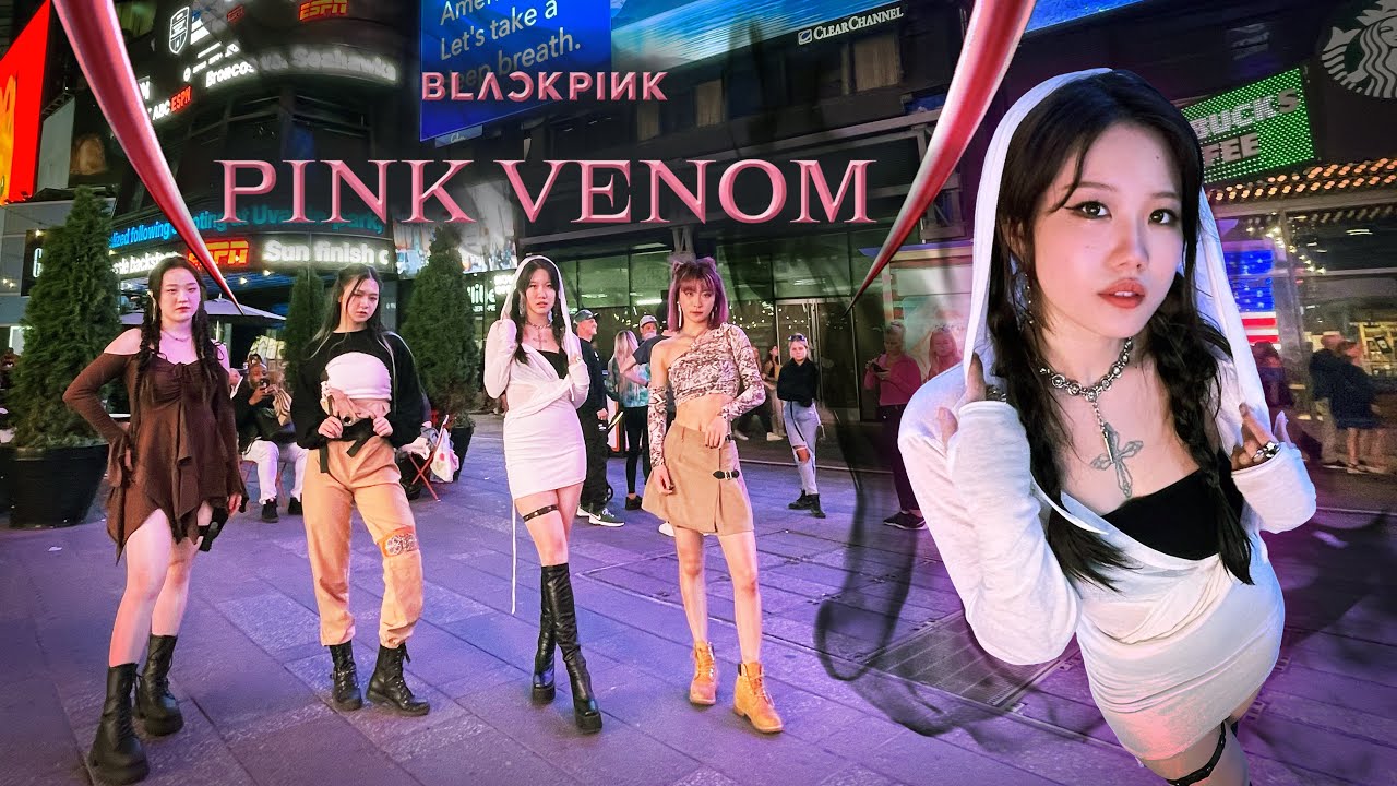 🕷️[KPOP IN PUBLIC-TIMES SQUARE] BLACKPINK (블랙핑크)-'Pink Venom' One Take Dance Cover by 404DanceCrew