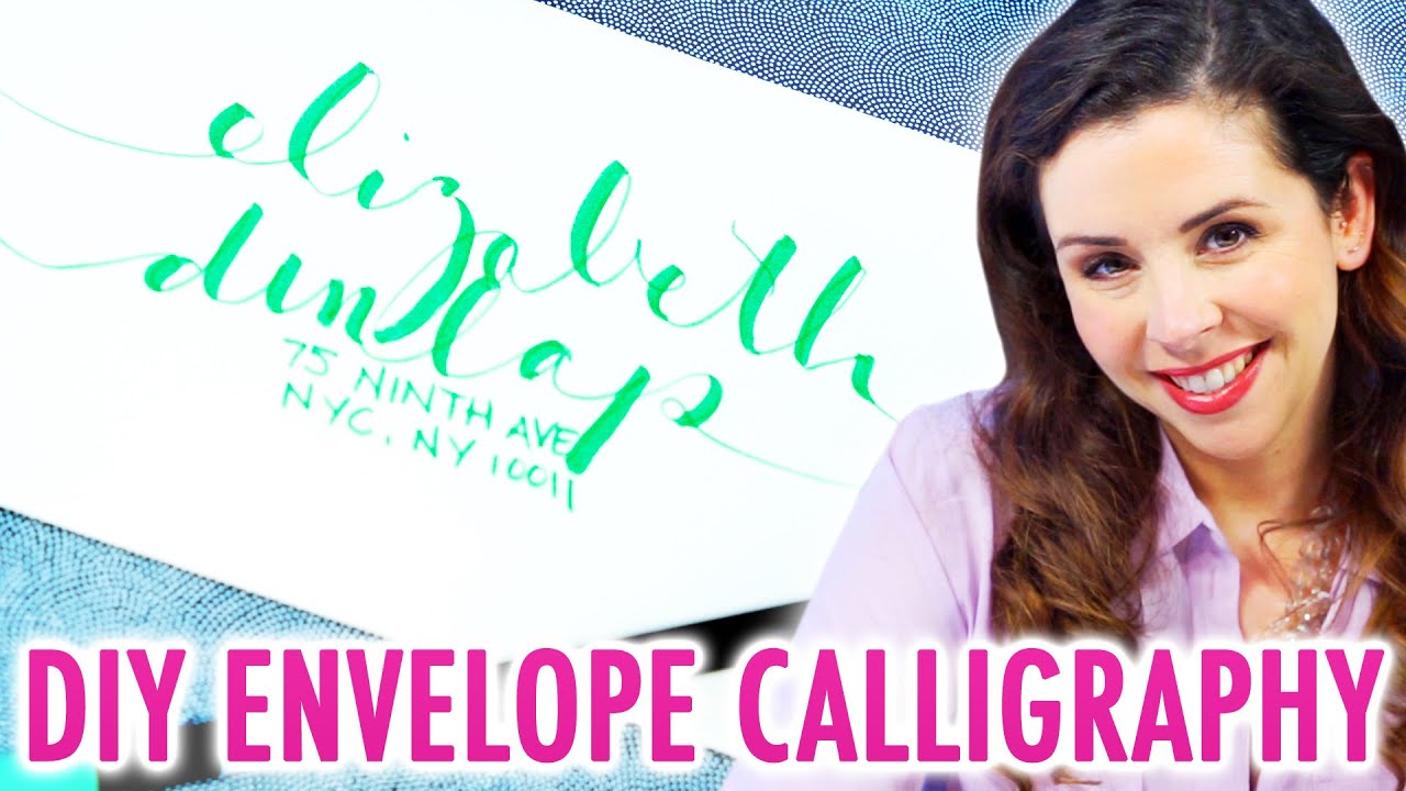 How To Address an Envelope with Faux Calligraphy  - HGTV Handmade