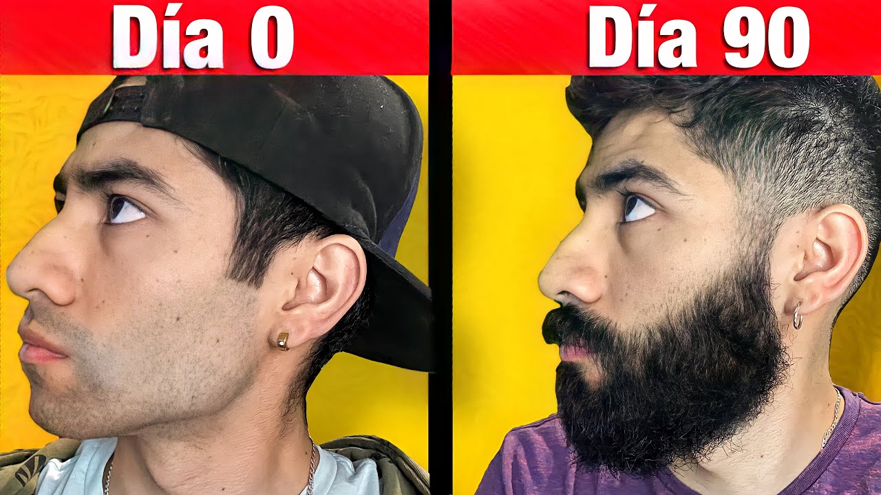 Foto DIARIA durante 90 días de mi BARBA desde CERO