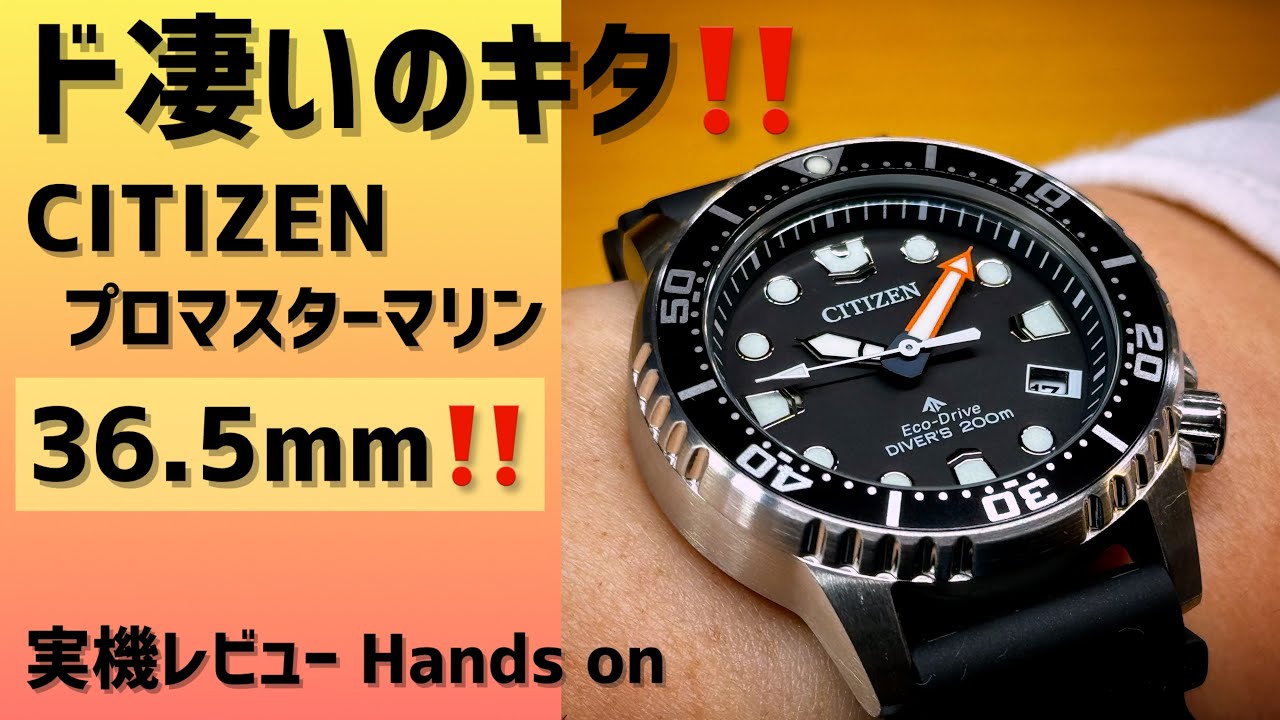 ✅ド凄い認定キタ‼️36.5mm‼️2万円‼️シチズンプロマスターマリン200m プロダイバーズ エコドライブ エドックスEO2020-08E 腕時計 工芸品”186 グランドセイコーのある種対極