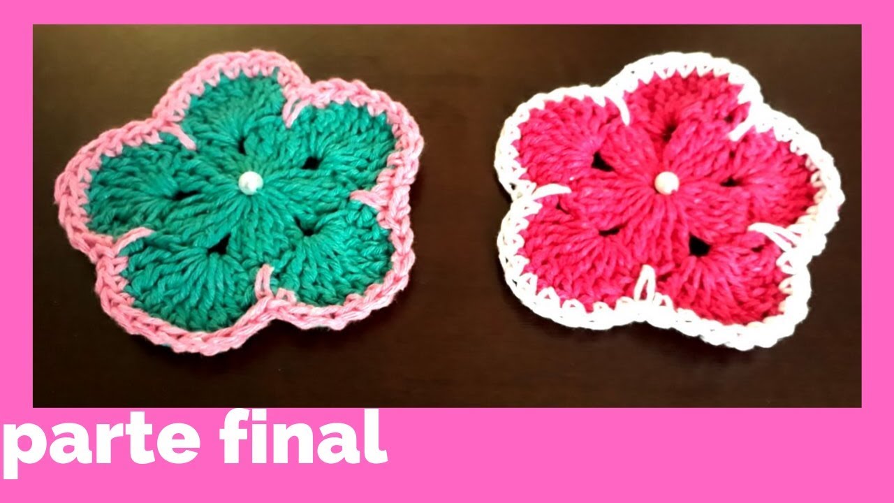 Flor em Croch&ecirc; para Iniciante Parte Final- Edileuza de Paula