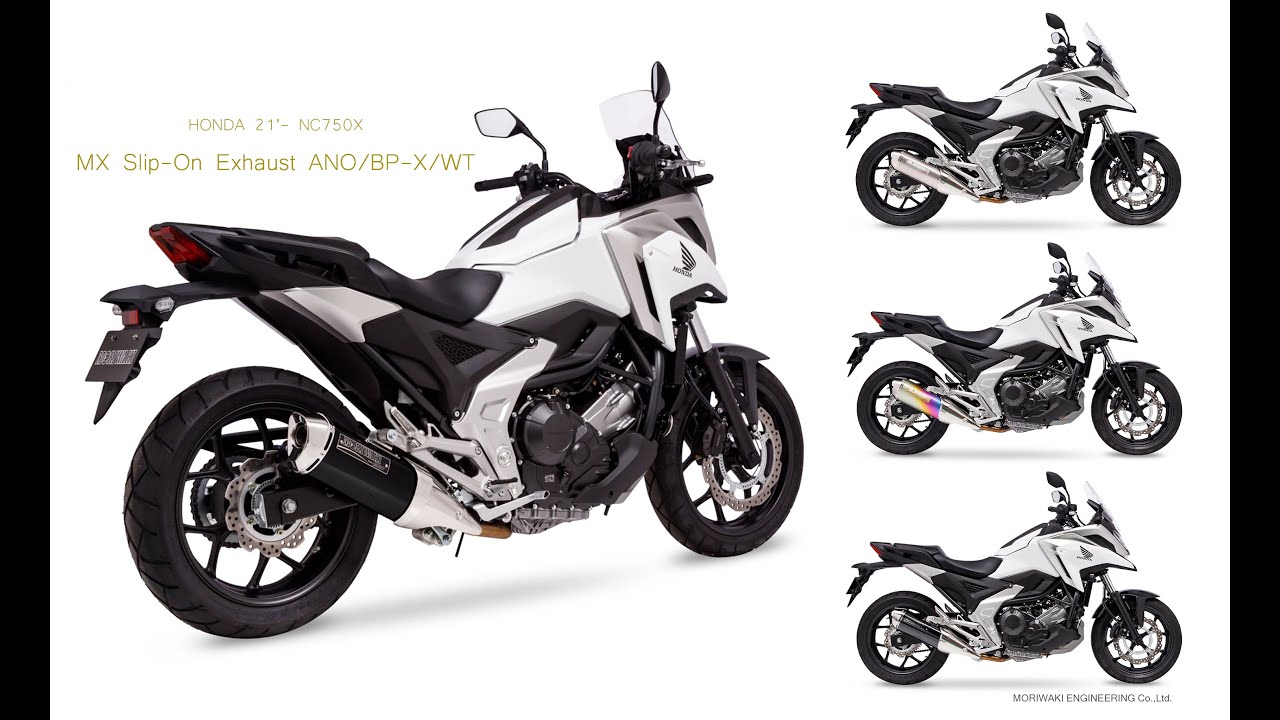 【音比較】NC750X 21-用 Slip-On Exhaust MX