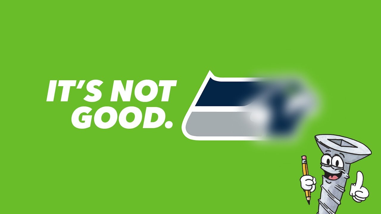 WATCH and LEARN how to mess up the Seattle Seahawks logo.