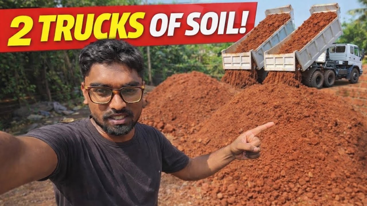 2 Trucks of Soil Arrived 😱 | House Construction Update 