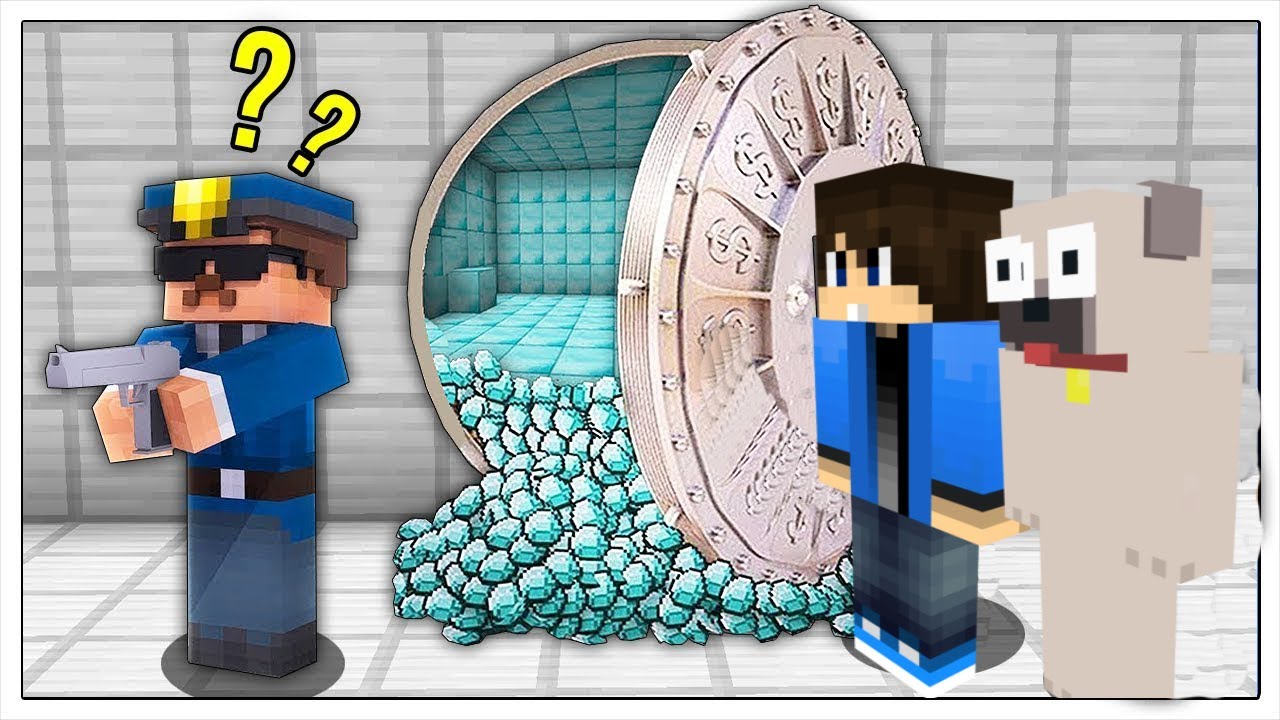 BETÖRTEM A LEGVÉDETTEBB BANKBA A MINECRAFTBAN!