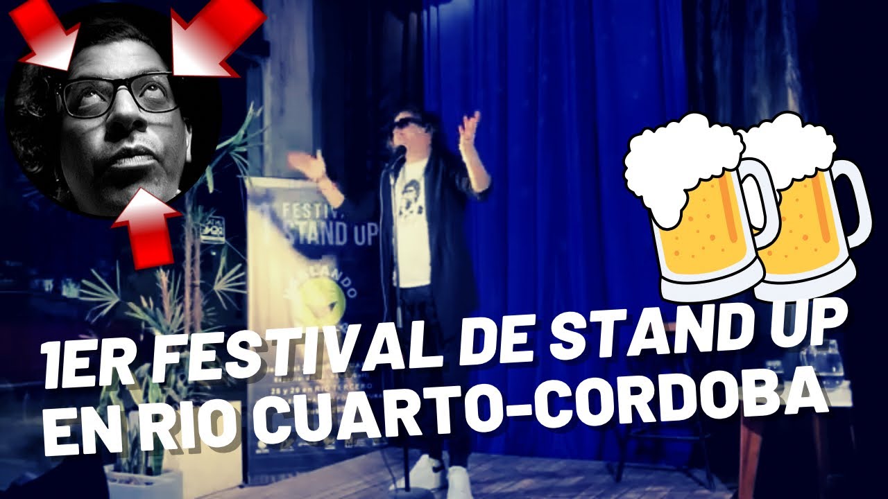 HUMOR NEGRO I STAND UP I NO APTO CRISTALES I EL NEGRO ALBORNOZ-1ER FESTIVAL DE STAND UP-RIO CUARTO