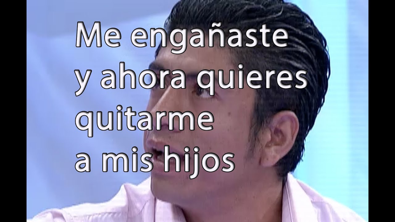 Me engañaste, me dejaste y ahora quiere quitarme a mi hijo - Cosas de la vida