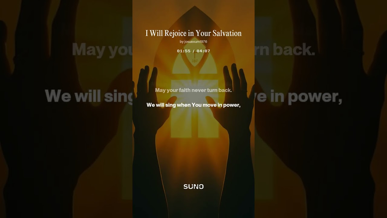 I will rejoice in your salvation.