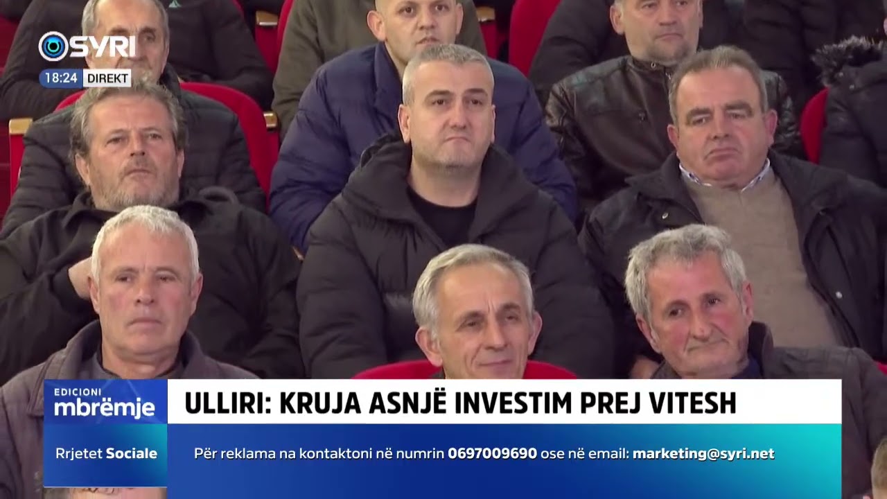 Ulliri: Kruja asnjë investim, të rinjtë kanë braktisur qytetin