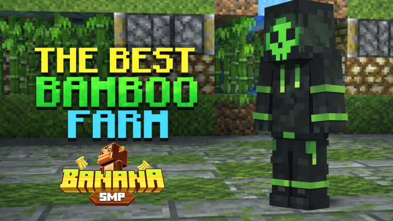 How I Earned 500M In Banana Smp 🍌with the best bamboo farm | 