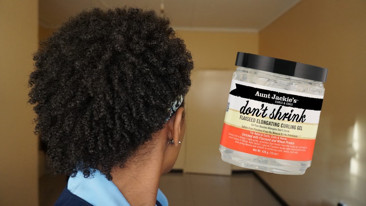 Aunt Jackie's Don't Shrink Gel REVIEW+DEMO (Short Kinky Natural Hair Wash n Go)
