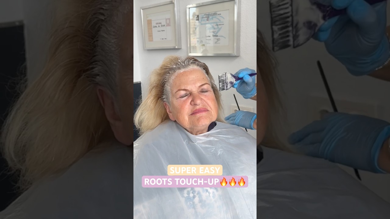 ROOTS TOUCH-UP BLOND HAIR COLOR BY VIVYAN HERMUZ! 🤩✂️🏆✨ #haircolor #haircare #makeover #newhair