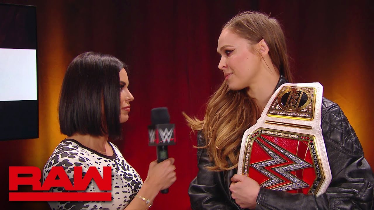 Ронда Раузи раскритиковала «Человека» Бекки Линч: Raw, 12 ноября 2018 г.