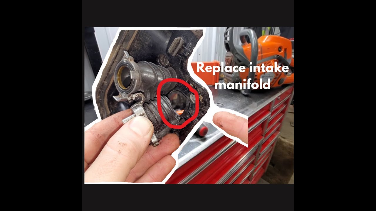 Husqvarna 592XP(G) Replace Inlet Pipe-Intake Manifold