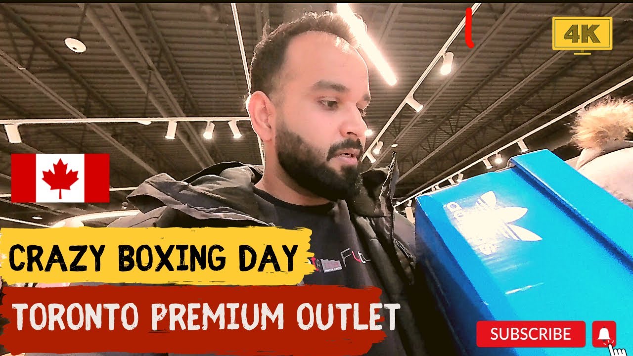BOXING DAY SHOPPING | AMAZING OFFERS | TORONTO PREMIUM OUTLET | ARMANI | NIKE | ADIDAS | CANADA