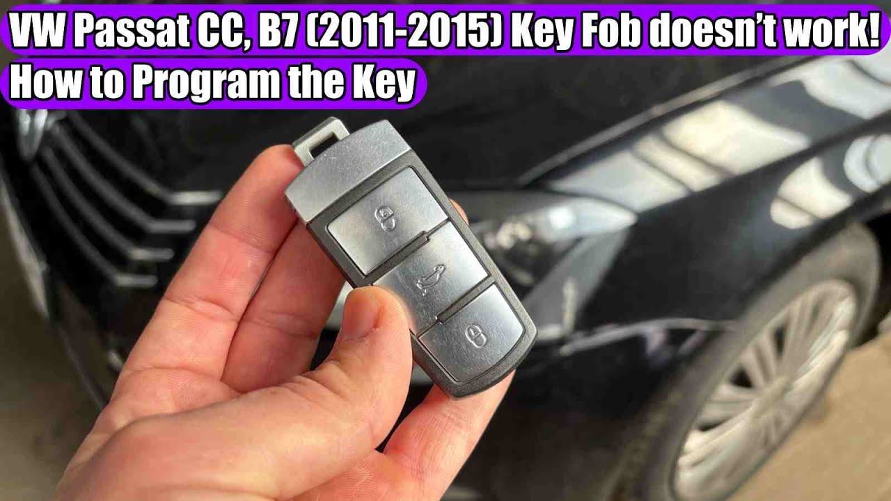 VW Passat CC, B7 (2011-2015) Key Fob doesn’t work. How to program  synchronize reset key fob