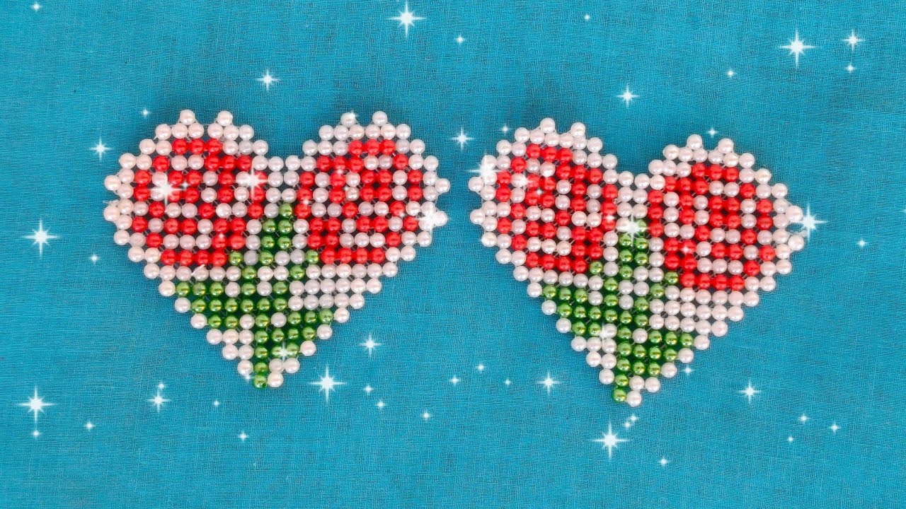 Beaded Table Mat | How to Make Flower Table Mat Easy | DIY Flower Rangoli |Pearl beaded Design,Craft