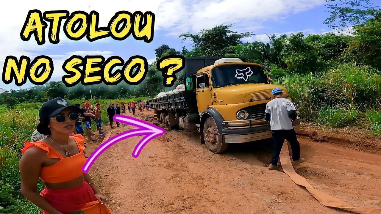 CAMINHÃO ATOLOU NO SECO. Ep. 03