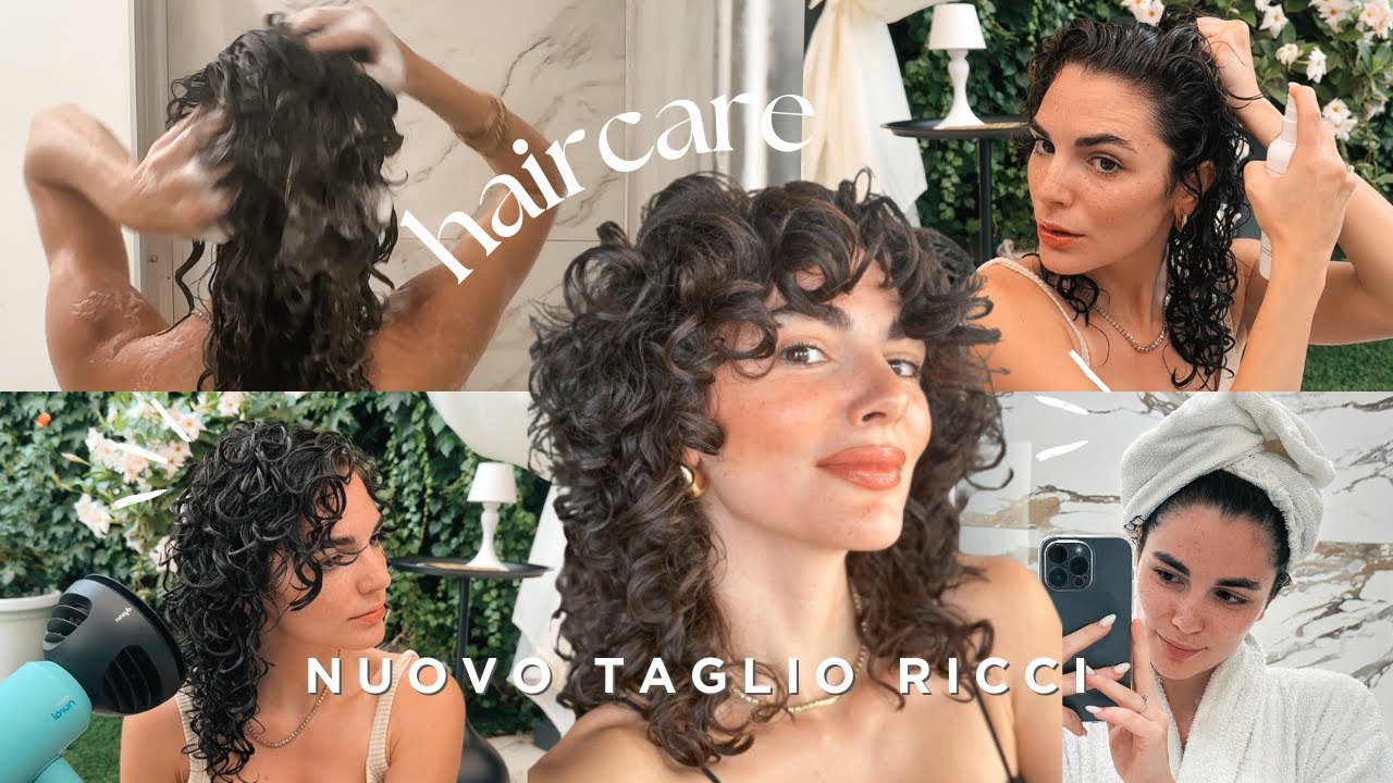 Taglio drastico ricci + haircare routine 🌺🍓🫶✨