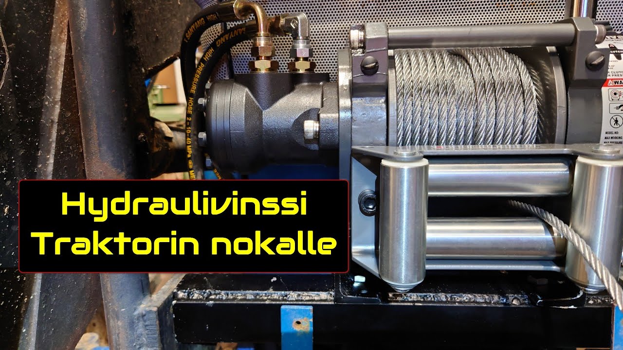 Hydraulivinssi traktorin nokalle