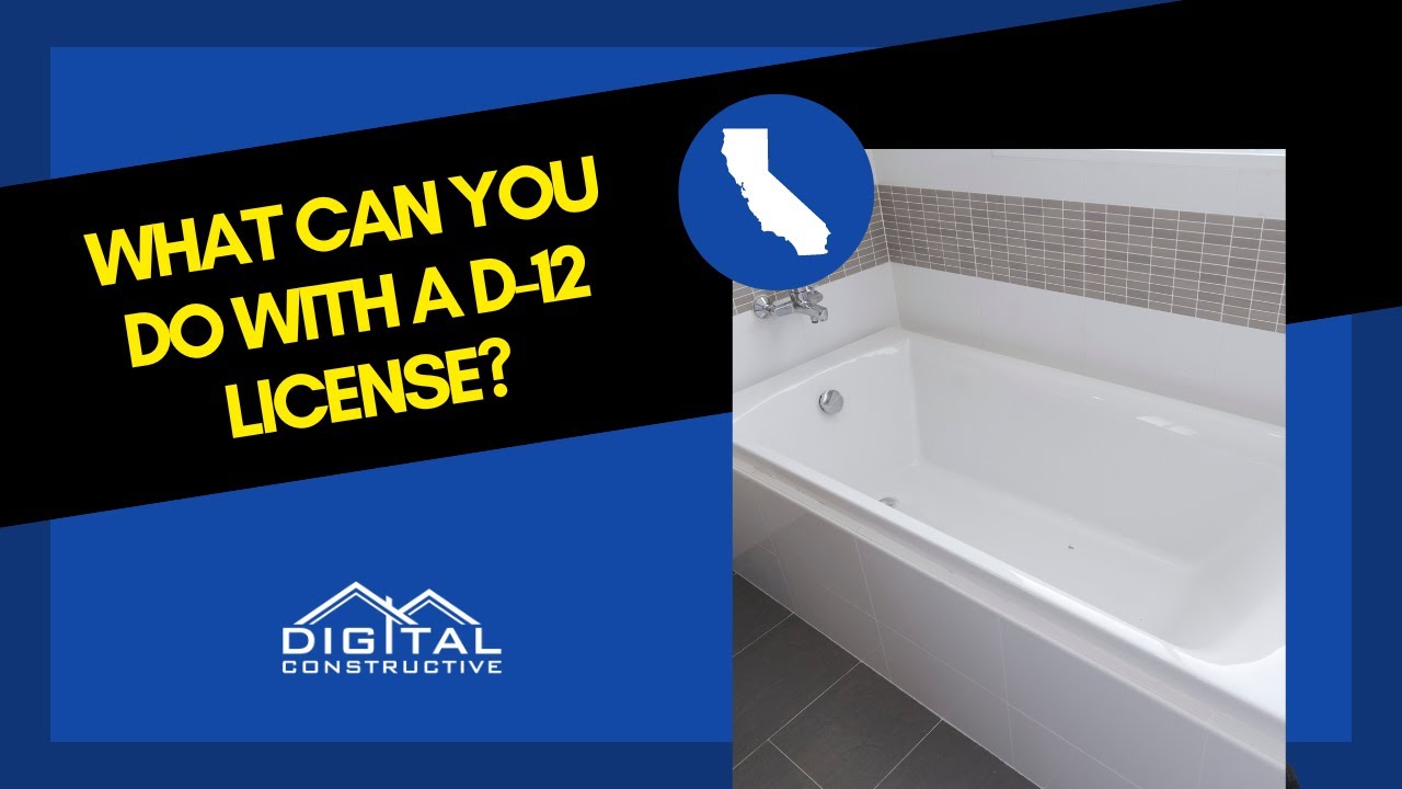 What Can You Do With a D-12 License? Synthetic Products Contractor Review in California!