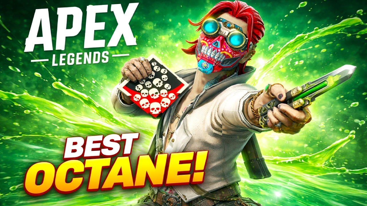 ЛУЧШИЙ ОКТЕЙН &mdash; ЭТО БЕЗУМИЕ &mdash; 20 УБИЙСТВ В ИГРЕ (Геймплей Apex Legends)