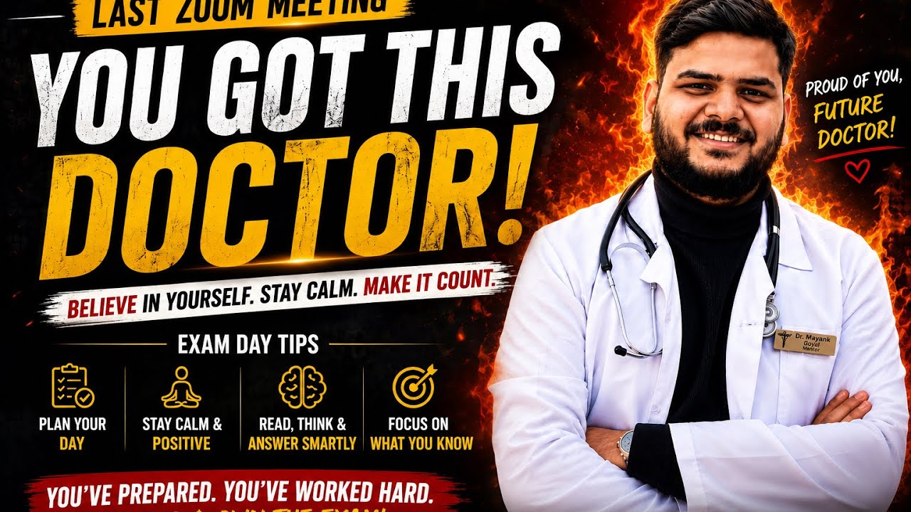 Last moment Motivation for FMGE | Must Watch 