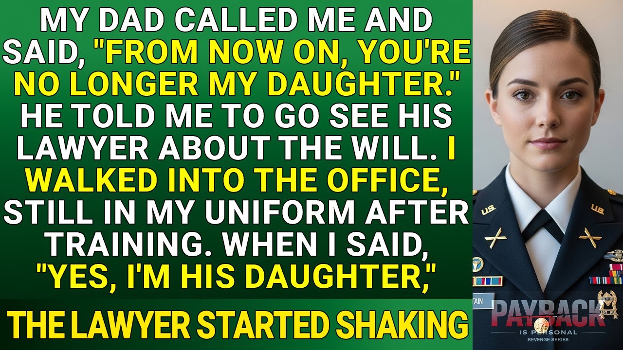 My Dad Disowned Me and Told Me to See His Lawyer About the Will…