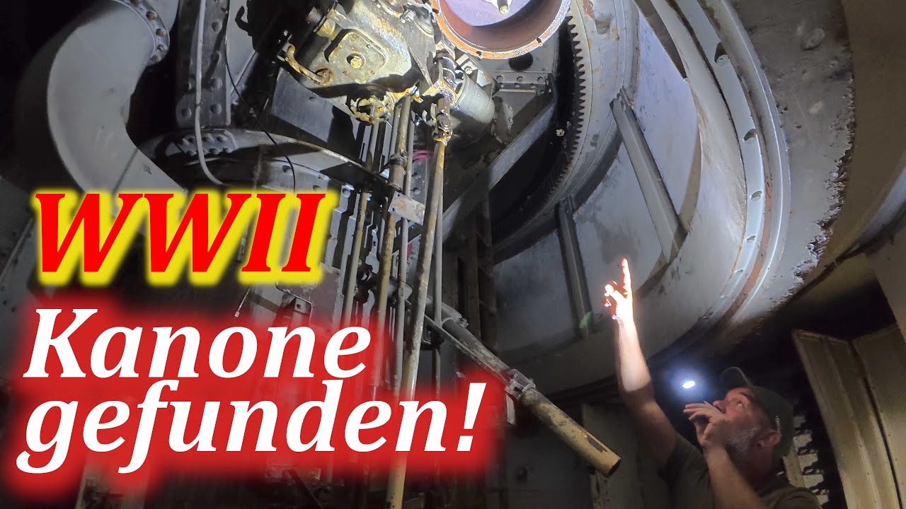 WWII MaginotBunker | Intakte Kanone gefunden!
