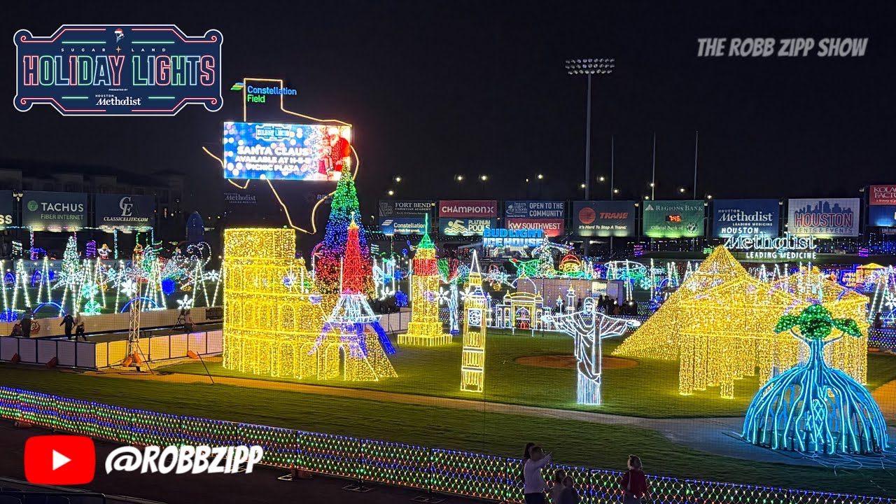 🎅🏻 ROBB ZIPP & JAMIE EXPERIENCE SUGARLAND HOLIDAY LIGHTS 2024