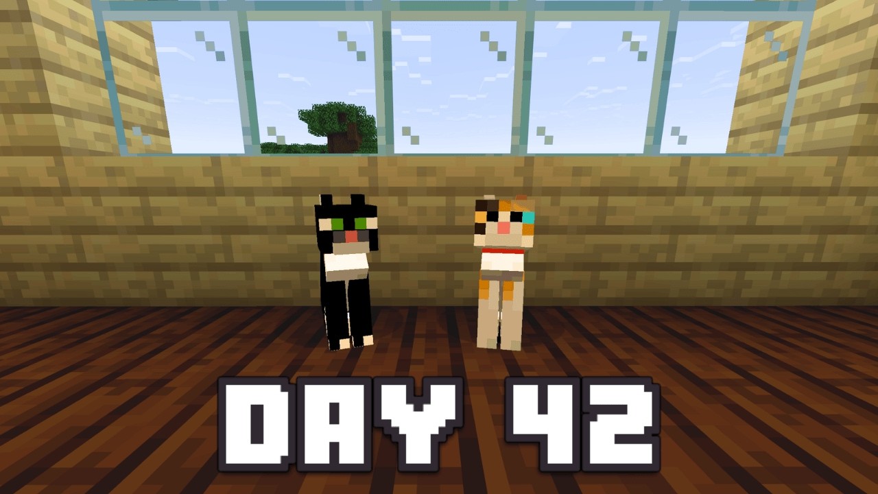 I FOUND CATS! | Daily Minecraft Challenge