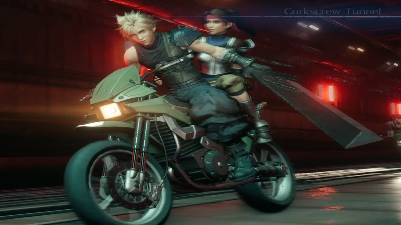 Final Fantasy 7 REMAKE - Motorcycle Chase