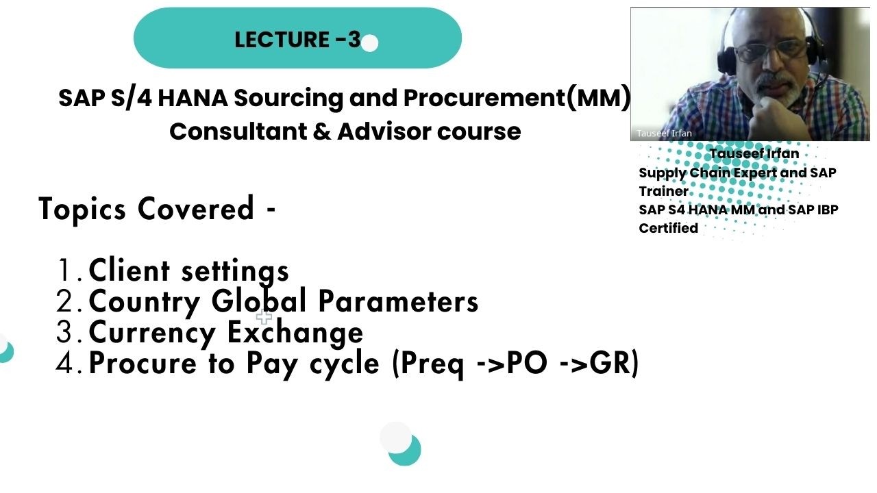 Lecture 3: Client, Country settings, Currency Exchange and P2P cycle