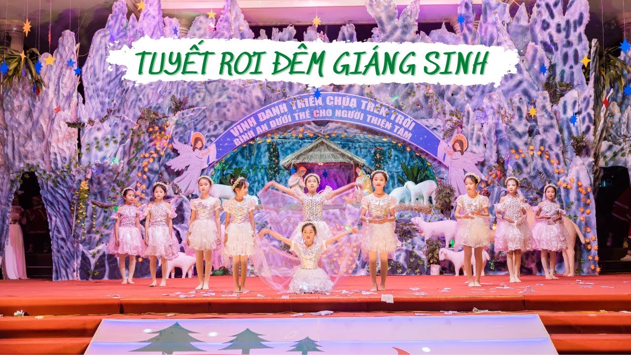 Múa TUYẾT RƠI ĐÊM GIÁNG SINH - Thùy Chi | Thiếu Nhi Giáo Họ Yên Hòa - Giáng Sinh 2022