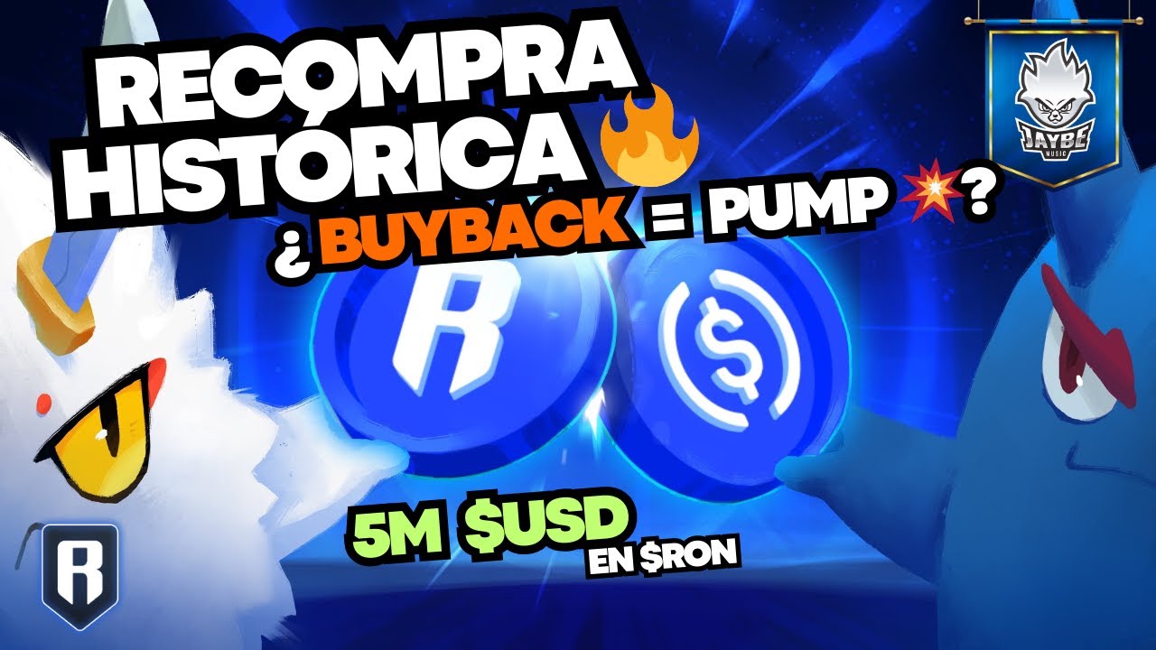 🚨 RONIN recompra $5M en $RON | Buyback histórico y posible PUMP