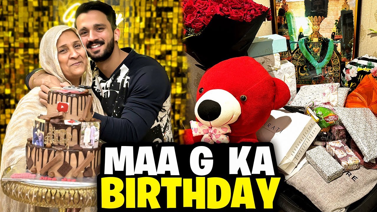 Happy Birthday Meri Jan🎂Allhumdulilah MAA G ko har chez bohat pasand ai...🙏🏻