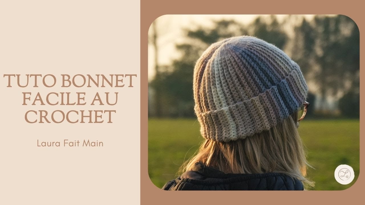 TUTORIEL BONNET AU CROCHET | FACILE POUR LES DÉBUTANTS
