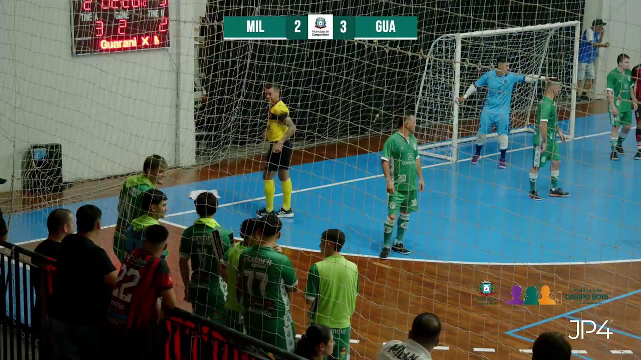 Copa Campo Bom de Futsal - Ta&ccedil;a Remi Steigleder - Decis&atilde;o do terceiro lugar: Milan x Guarani