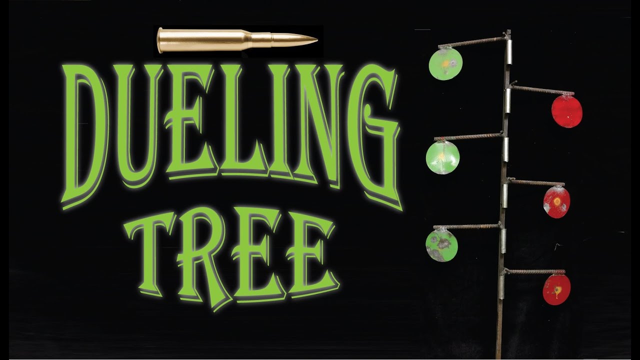 Dueling Tree handgun target Homemade
