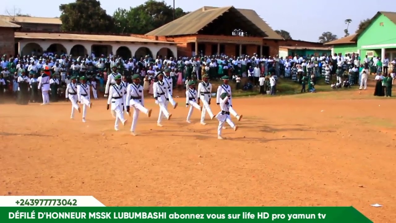 défilé d'honneur 12 octobre mssk Lubumbashi
