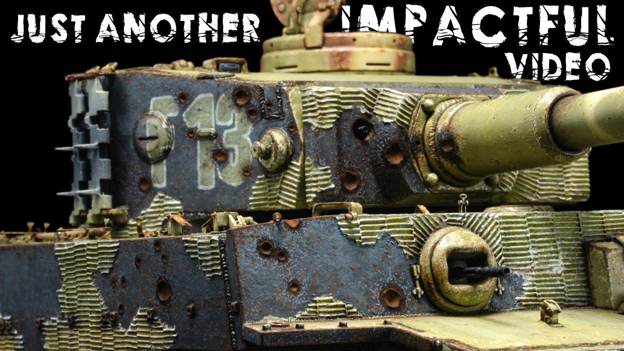 Let's Paint Some Shell Impacts And Other Cool Effects! | Tiger 1 Gruppe Fehrmann | RFM 1/35