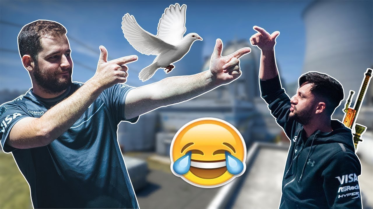 CS:GO FALLEN E A POMBA & FERGOD ZOANDO - MOMENTOS ANTIGOS #1