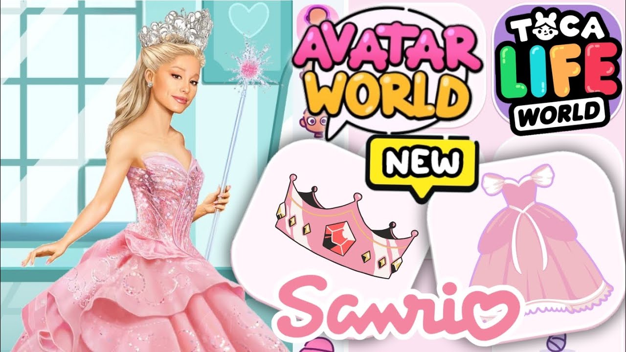КАК СДЕЛАТЬ ГЛИНДУ 🩷 В AVATAR WORLD И TOCA BOCA WORLD 😍🌎