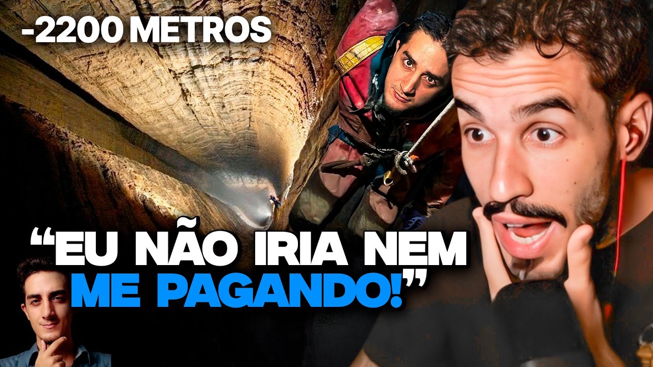 VIAGEM AO CENTRO DA TERRA A MAIS DE 2000 METROS DE PROFUNDIDADE! | REACT RUHI &Ccedil;ENET