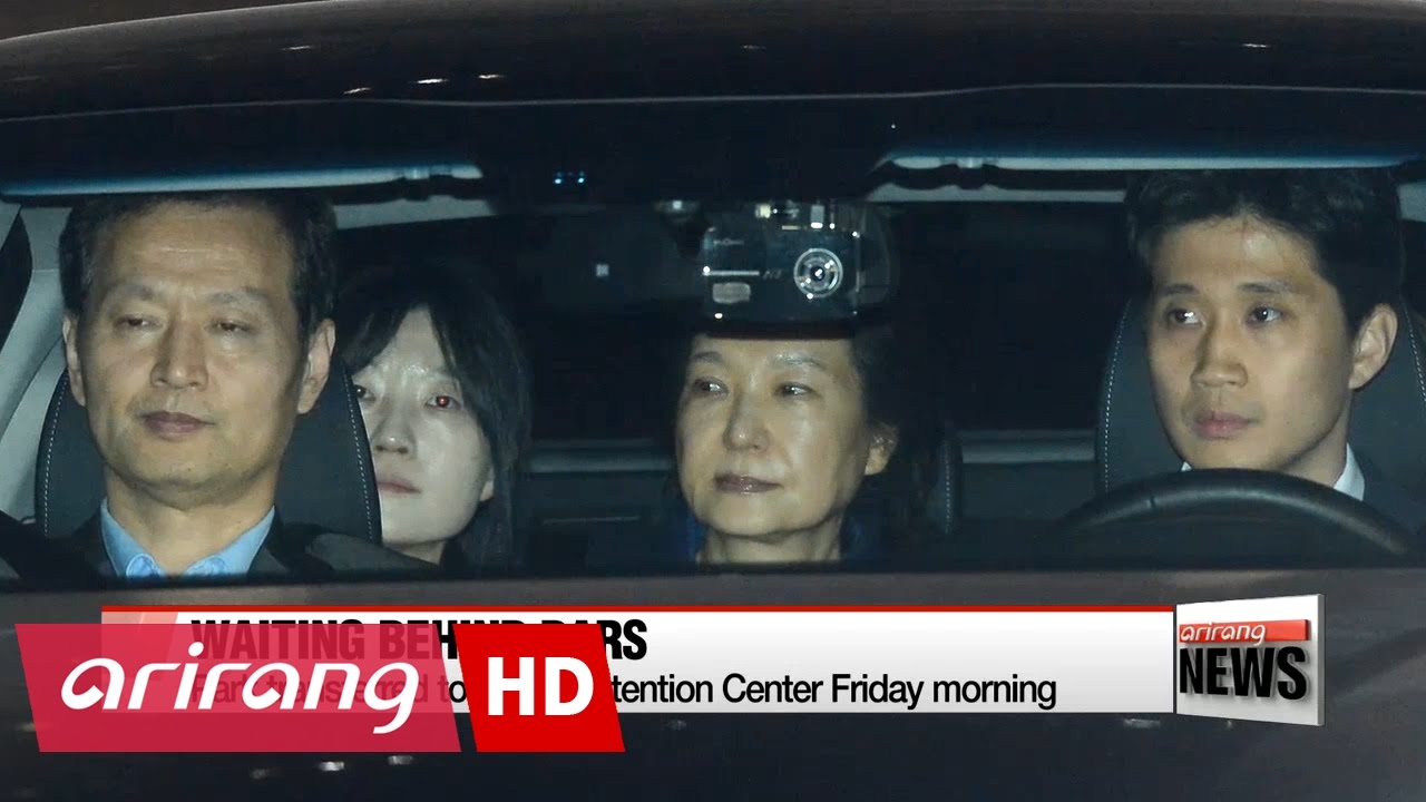 Park Geun-hye at detention center for up to 20 days during probe