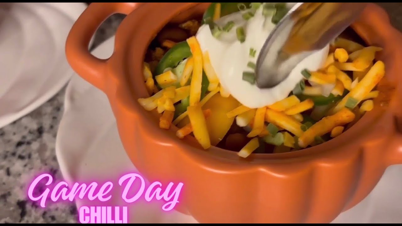 Easy Chili | Game Day | Dinner Ideas
