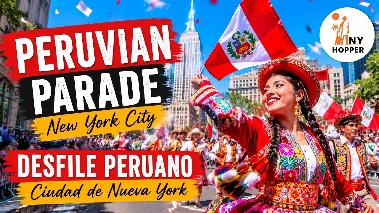 🇵🇪 LIVE &bull; Peruvian Parade NYC | Desfile Peruano Nueva York | Sunday, July 12 &bull; 12 PM EDT